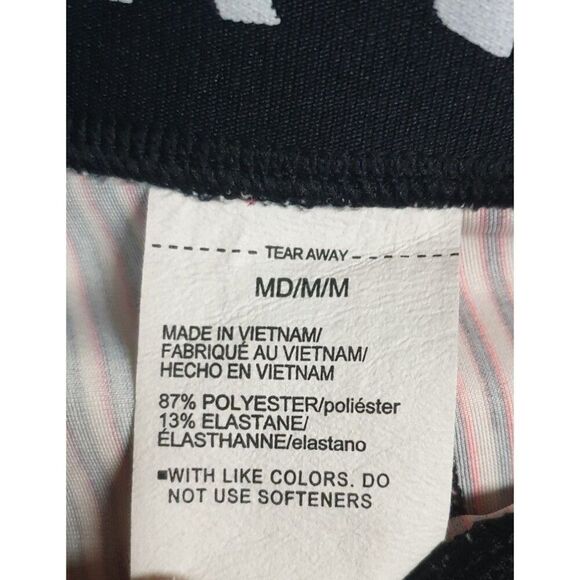 Under Armour Womens  Compression Shorts Md Striped Colorful Athletic Bike Volley - Picture 5 of 6